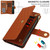 iPhone 17 Pro YM016 Rhombic Zipper Card Wallet Leather Phone Case with Lanyard - Brown