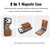 iPhone 17 Pro YM030 Retro Faux Leather Magnetic Detachable Wallet Phone Case - Brown