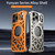iPhone 17 Pro Yunyan Series Alloy Rotating Holder MagSafe Half Frame Phone Case - Black