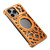 iPhone 17 Pro Yunyan Series Alloy Rotating Holder MagSafe Half Frame Phone Case - Orange