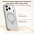 iPhone 17 Pro ZGA 360 Pivot Holder Magsafe PC Hybrid TPU Phone Case - Grey