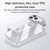 iPhone 17 Pro ZGA Clear TPU Shockproof Phone Case - Transparent