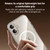 iPhone 17 Pro ZGA Magsafe Metal AI Buttons Clear PC Hybrid TPU Phone Case - Transparent