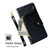 iPhone 17 Pro Zipper Bag Leather Phone Case - Black