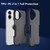 iPhone 17 2 in 1 PC Hybrid TPU Phone Case - Gray+Fluorescent Green