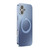 iPhone 17 360 Degree Rotating Holder MagSafe Electroplated Phone Case with Lens Cover - Distant Peak Blue