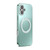 iPhone 17 360 Degree Rotating Holder MagSafe Electroplated Phone Case with Lens Cover - Light Green