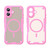 iPhone 17 Armor Glaze MagSafe Magnetic Phone Case - Pink