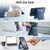iPhone 17 AutSpace A12 MagSafe Magnetic RFID Card Bag Phone Case - Blue