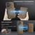 iPhone 17 AutSpace A13 MagSafe Magnetic RFID Flip Card Bag Phone Case - Coffee