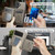 iPhone 17 AutSpace A13 MagSafe Magnetic RFID Flip Card Bag Phone Case - Grey