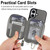 iPhone 17 AwQuer 2 in 1 Crossbody Zipper Wallet Leather Back Phone Case - Grey