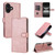 iPhone 17 AZNS Skin Feel Calf Texture Flip Leather Phone Case - Rose Gold