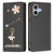 iPhone 17 Ballet Girl Diamond Studded RFID Vegan Leather Phone Case - Black