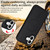iPhone 17 BETOPNICE Horizontal Flip Detachable MagSafe Wallet Phone Case - Black