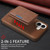 iPhone 17 BETOPNICE Horizontal Flip Detachable MagSafe Wallet Phone Case - Brown