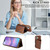 iPhone 17 BETOPNICE Horizontal Flip Detachable MagSafe Wallet Phone Case - Brown