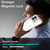 iPhone 17 Bright Color Blocking Camera Bracket Magnetic Phone Case - White