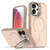 iPhone 17 Bright Color Contrast Skin-feel Camera Bracket Magsafe Phone Case - Desert Gold