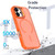 iPhone 17 Bright Color Frosted Skin-feel Camera Bracket Magsafe Phone Case - Black