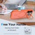 iPhone 17 Bright Color Frosted Skin-feel Camera Bracket Magsafe Phone Case - Blue