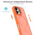 iPhone 17 Bright Color Frosted Skin-feel Camera Bracket Magsafe Phone Case - Orange
