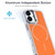 iPhone 17 Bright Shadow Two-color MagSafe Magnetic Phone Case - Orange