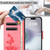 iPhone 17 Butterfly Embossed Flip Leather Phone Case - Pink