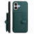 iPhone 17 Button Card Bag RFID Anti-theft Phone Case - Green