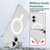 iPhone 17 Camera Control Button Integrated MagSafe Clear Phone Case - Transparent