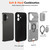 iPhone 17 Camshield Ring Holder Phone Case - Grey