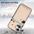 iPhone 17 Carbon Fiber Leather Card Magsafe Phone Case - Khaki