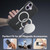 iPhone 17 Carbon Fiber MagSafe Magnetic Card Holder Phone Case - Black