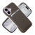 iPhone 17 Carbon Fiber MagSafe Magnetic Card Holder Phone Case - Brown
