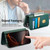iPhone 17 CaseNeo Finger Grip Strap MagSafe Leather Phone Case - Green