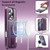 iPhone 17 CaseNeo Finger Grip Strap MagSafe Leather Phone Case - Purple