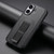 iPhone 17 CaseNeo Finger Grip Wristband MagSafe Back Phone Case - Black