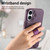 iPhone 17 CaseNeo Finger Grip Wristband MagSafe Back Phone Case - Purple