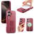 iPhone 17 CaseNeo Finger Grip Wristband MagSafe Back Phone Case - Red