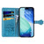 iPhone 17 Cat and Dog Embossed Leather Phone Case - Blue