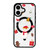 iPhone 17 Christmas Series Strong Magnetic Painted Black Edge Phone Case - Snowy Christmas