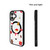 iPhone 17 Christmas Series Strong Magnetic Painted Black Edge Phone Case - Snowy Christmas