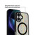 iPhone 17 Christmas Series Strong Magnetic Painted Black Edge Phone Case - Star-adorned Christmas Tree