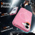 iPhone 17 Clear Glitter Magnetic PC Hybrid TPU Phone Case - Pink