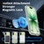 iPhone 17 Clear Glitter Magnetic PC Hybrid TPU Phone Case - Transparent