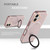 iPhone 17 Colorful 2 in 1 MagSafe Ring Holder Phone Case - Transparent