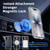 iPhone 17 Colorful Hard PC Hybrid Soft TPU Magnetic Phone Case - Black