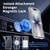 iPhone 17 Colorful Hard PC Hybrid Soft TPU Magnetic Phone Case - Blue