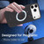 iPhone 17 Colorful Inkjet Magnetic MagSafe PC Phone Case - Black