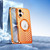 iPhone 17 Cooling MagSafe Magnetic Metal Phone Case - Orange